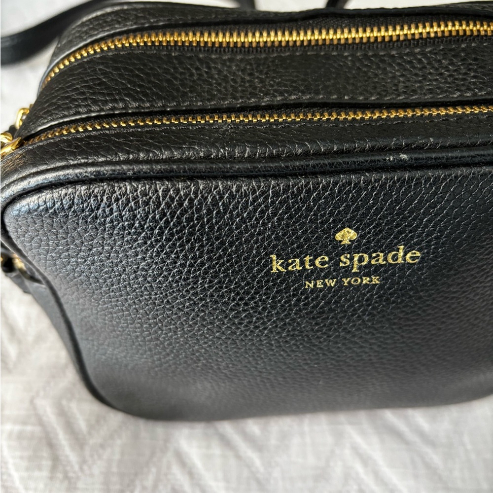 Kate Spade Black Leather Crossbody Bag